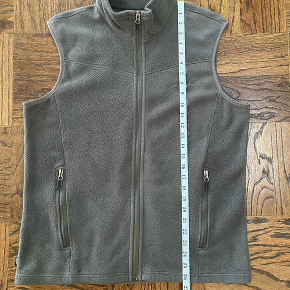 Eddie Bauer Polartec Fleece Vest Grey Men’s Medium Like New Synchilla Patagonia - Picture 5 of 5